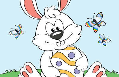 Article Easter Bunner Colouring In Template After