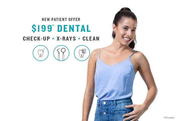$199 Check up, X-Rays & Clean